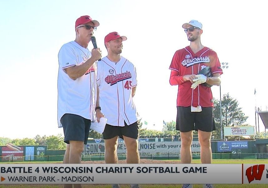 Frühere und aktuelle Badgers treten in einem B4W-Wohltätigkeits-Softballspiel gegeneinander an