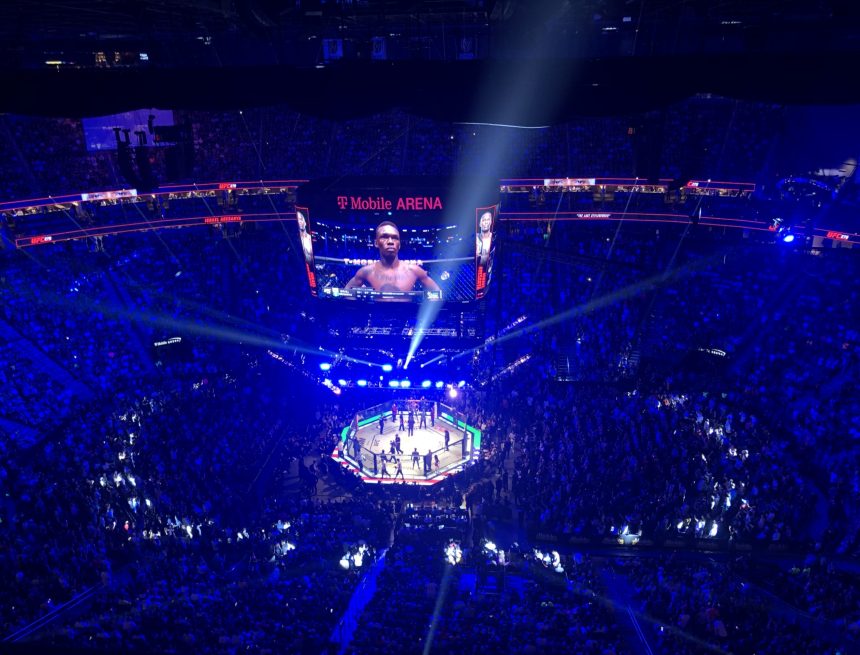 UFC und WWE teilen eine denkwürdige Unterhaltungs-Kampfnacht am Strip-Samstag