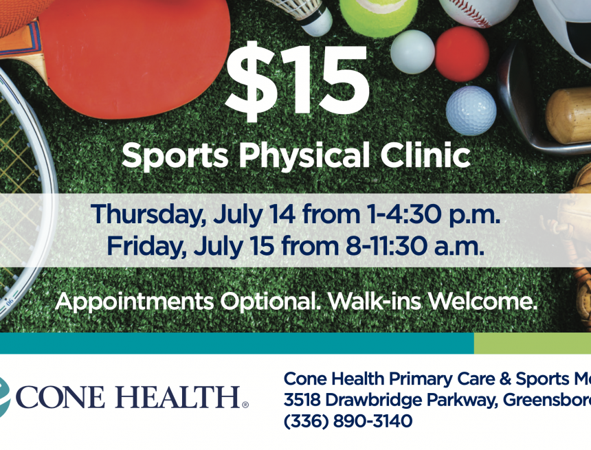 Cone Health bietet vergünstigten Sport an