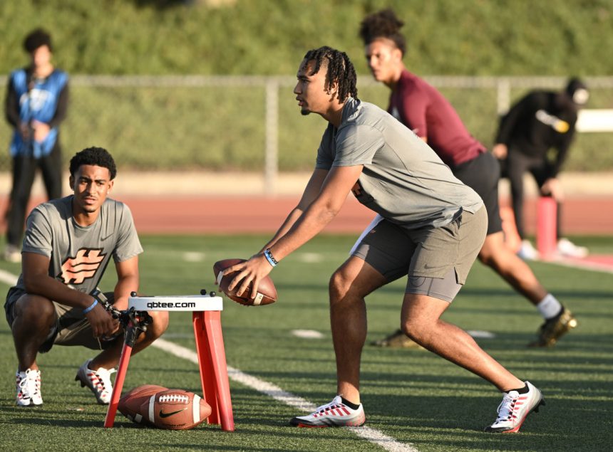 Die Hoffnungsträger der Heisman Trophy Young, Stroud und Williams arbeiten auf das Finale der Elite 11 hin