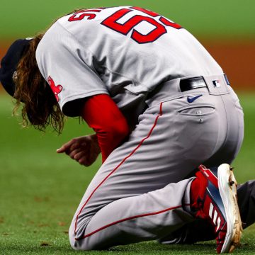 Red Sox werfen buchstäblich Blei, Spiel gegen Rays