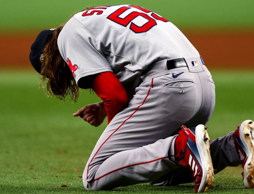 Red Sox werfen buchstäblich Blei, Spiel gegen Rays